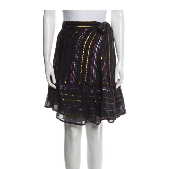 Apiece Apart Dresses & Skirts - Apiece Apart Skirt.  Metallic, Wrapped and High low.